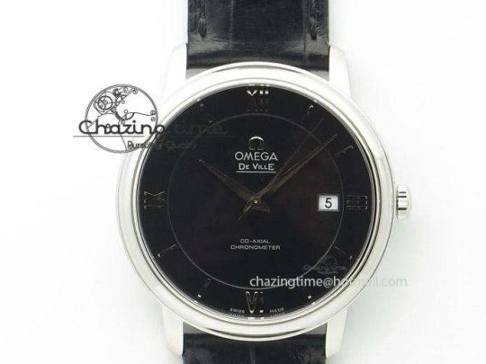 0410 Neat Speedmaster ’57 Co-Axial SS RG OMF 1:1 Best Edition Black Dial On Leather Strap A9300 (Free Leather Strap) 8067